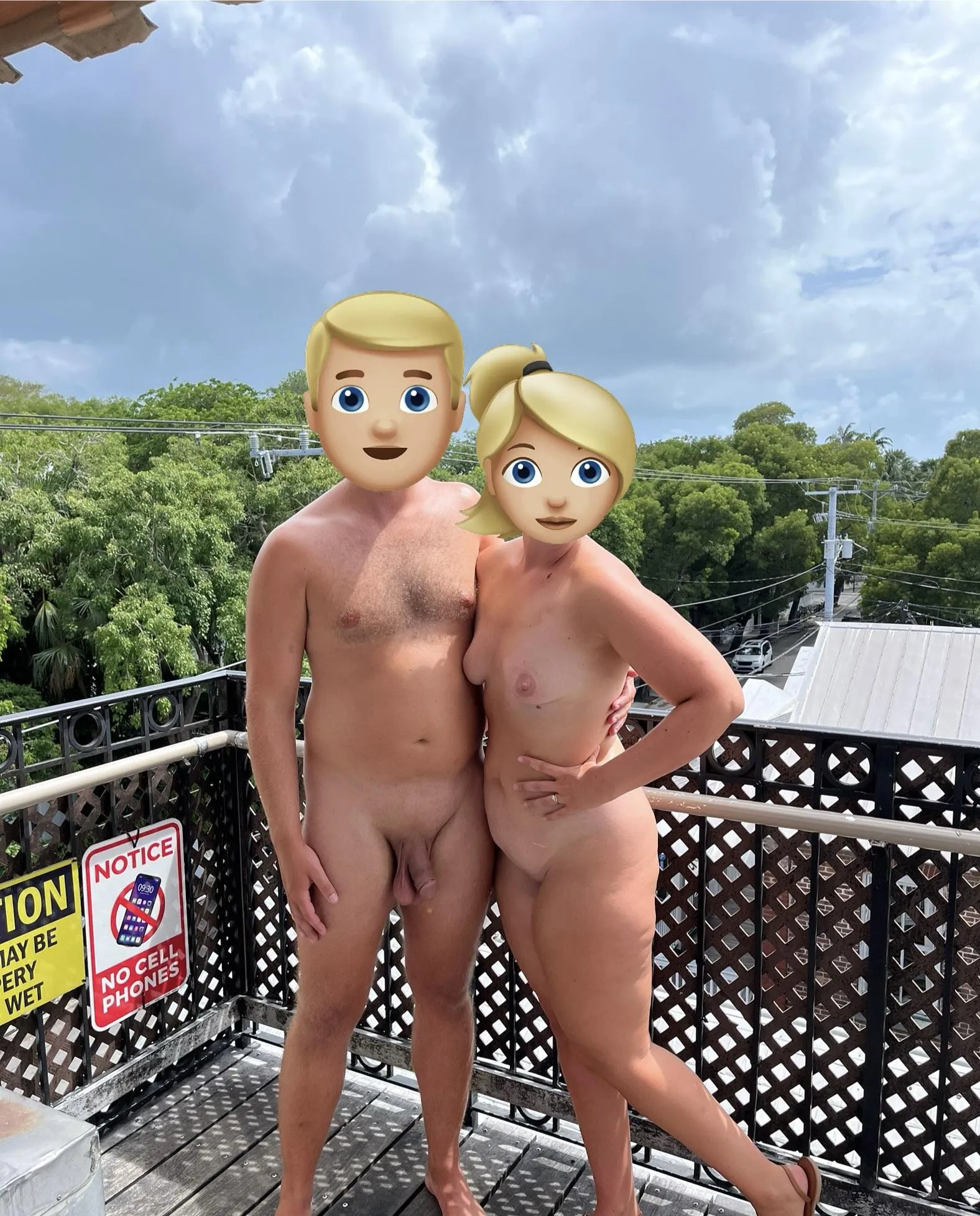 Getting naked at a bar