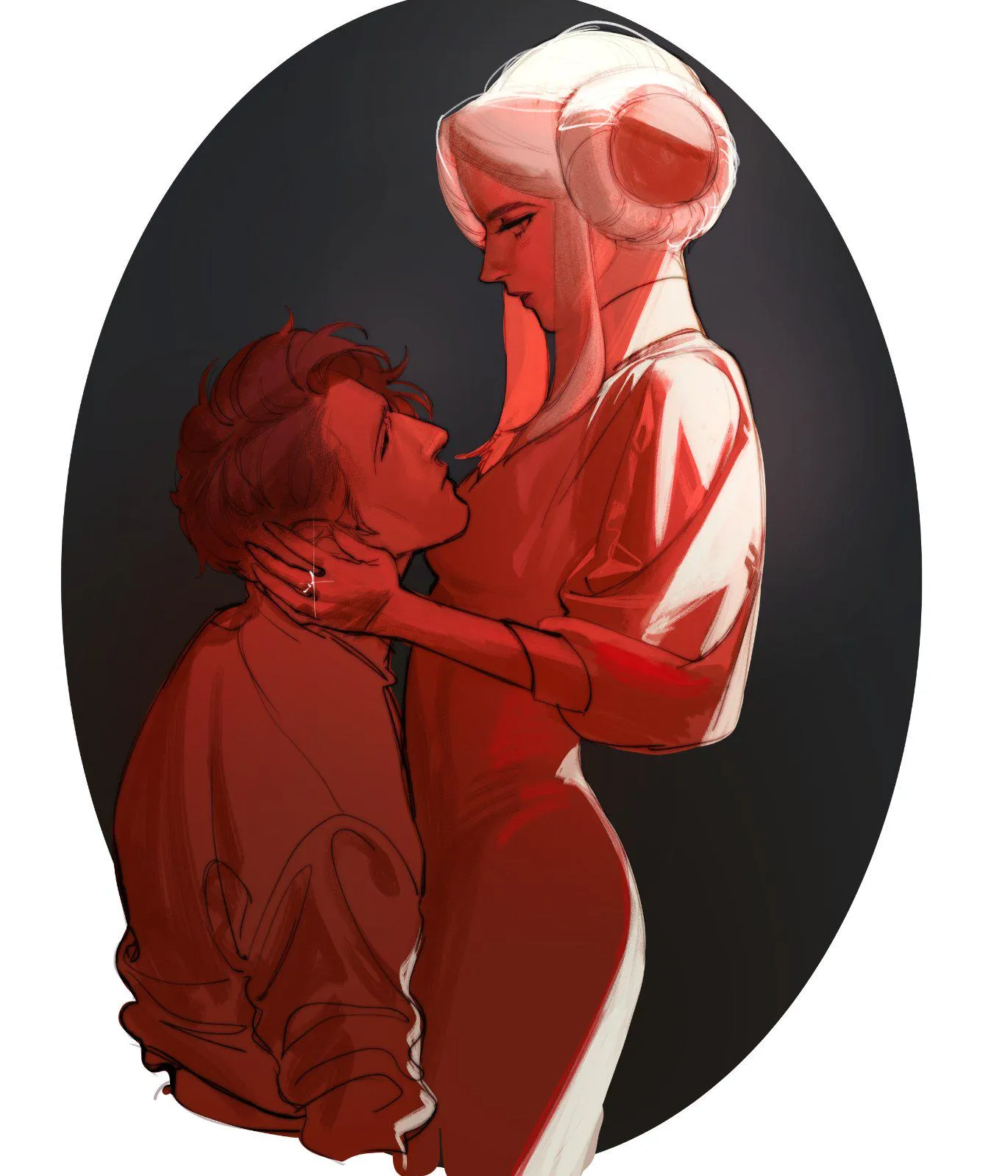 There's no better feeling than when a man looks at you as if you're a goddess :3 art by [@EvaBeeSmith]