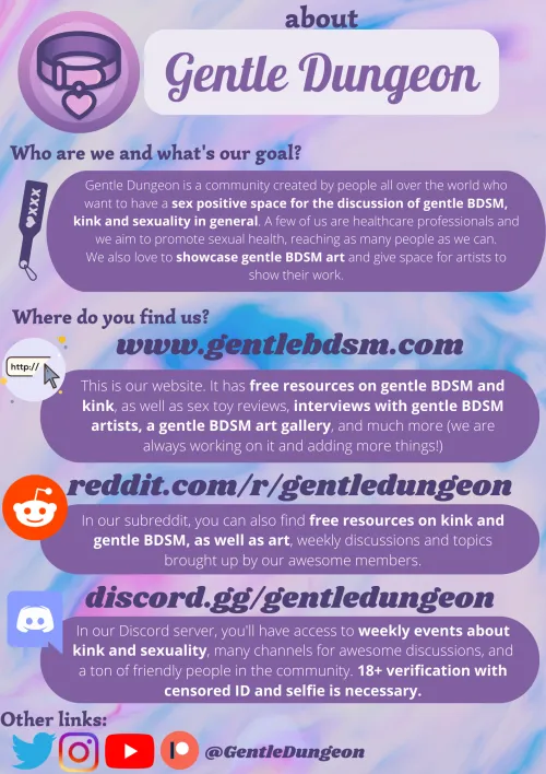 What is Gentle Dungeon and where can you find us?