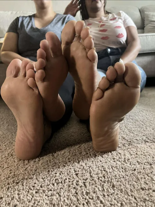 My wife and her sisters sexy arched feet