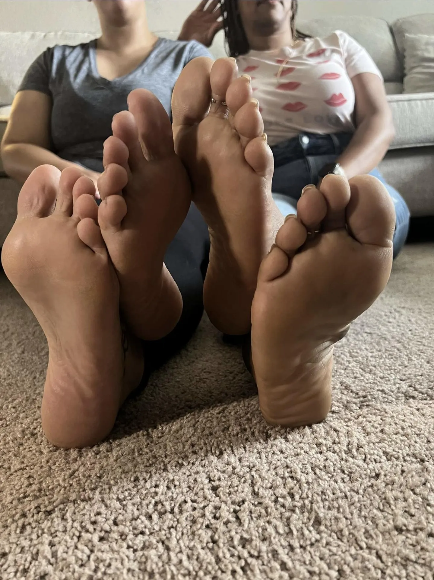 My wife and her sisters sexy arched feet