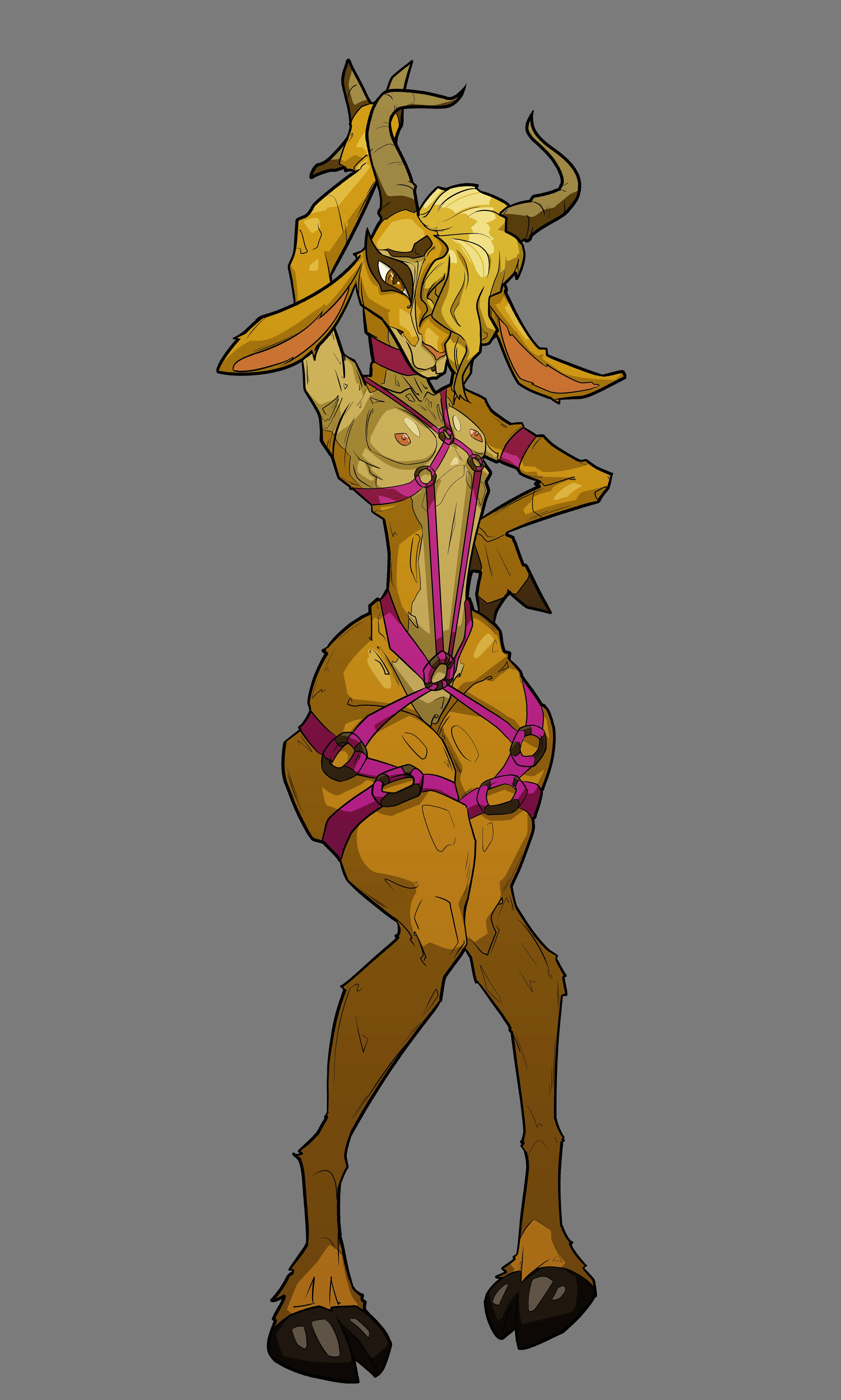 Gazelle is ready for the show... [F] (art by me)