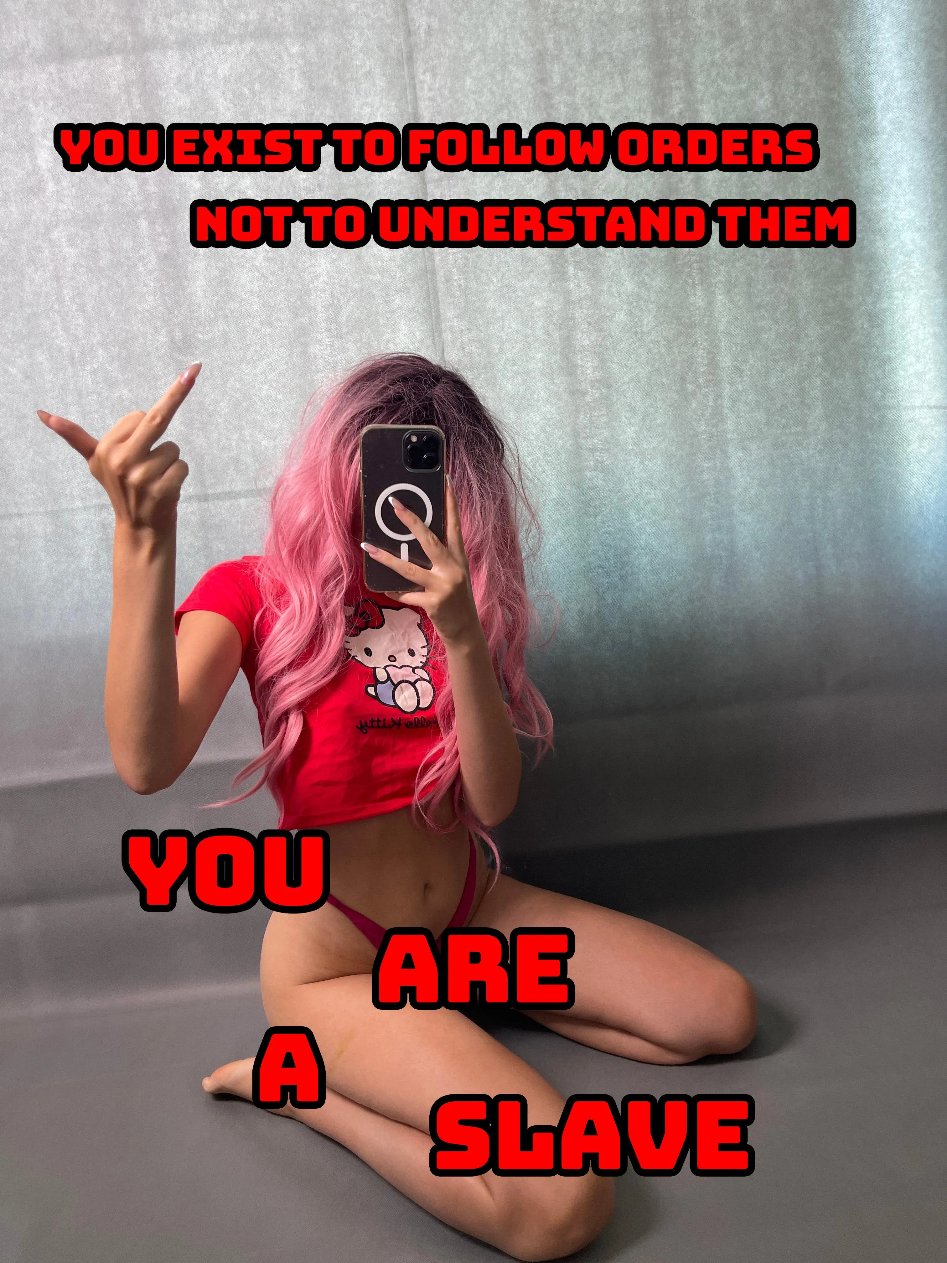 Learn to serve me, loser 🖕🏻