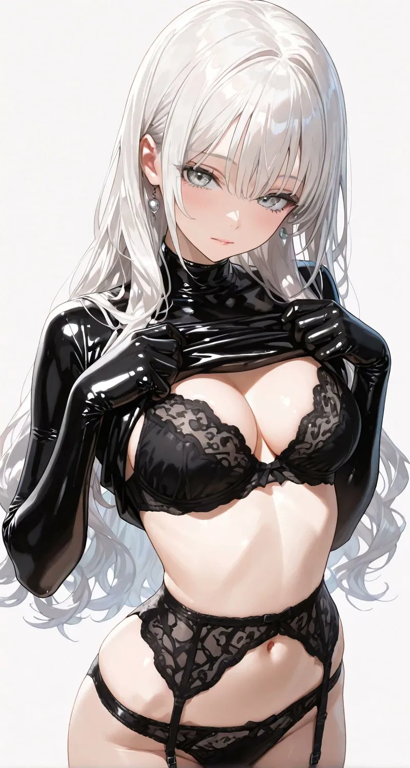 Lingerie Underneath her Bodysuit