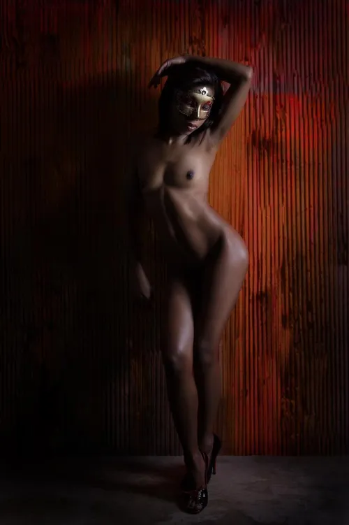 Mysterious dark beauty