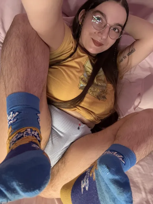 sometimes I feel disheartened by how hateful other people can be about hairy legs… then I remember how cute I am and feel better