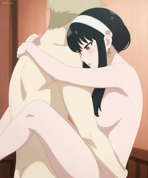 Yor and loid finally going at it (RikkaArt)