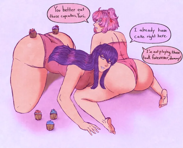 Yuri and Natsuki(masochistmaverick)