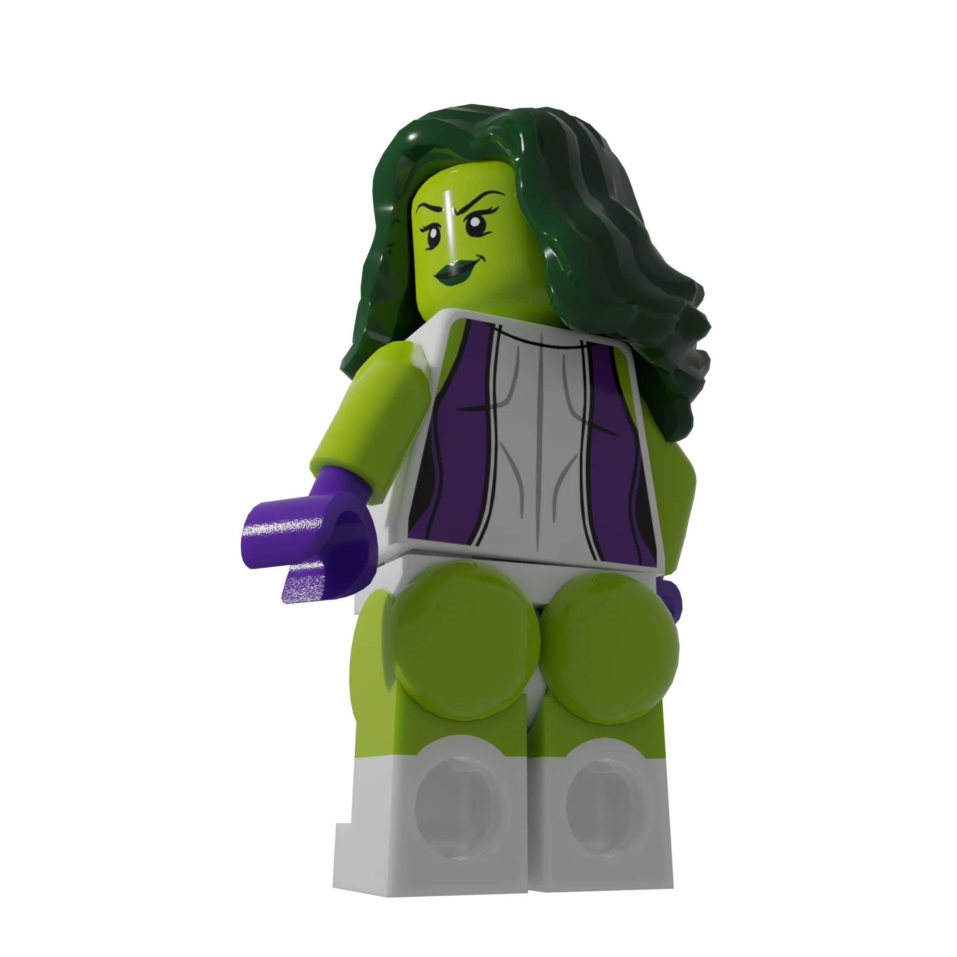 Caked up lego she hulk? Yes please!