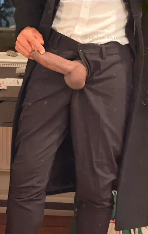 Konnte ihn die gesamte Hochzeit über kaum in der Hose behalten