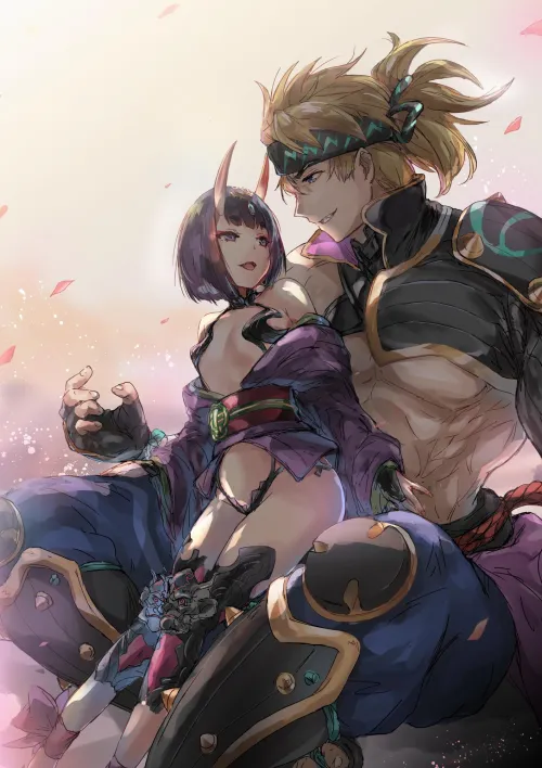 Shuten Douji and Sakata Kintoki (Matsukura Nemu)