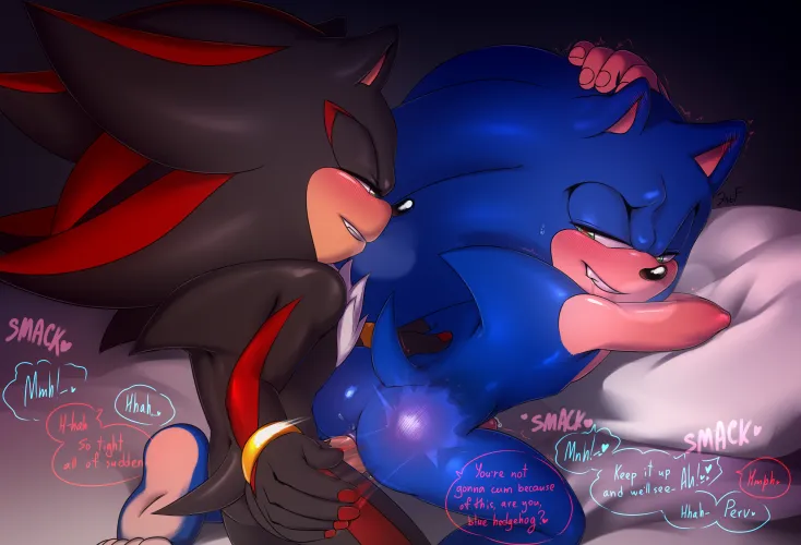 Sonic x Shadow Gay porn 🔞  [MM] (KrazyELF)