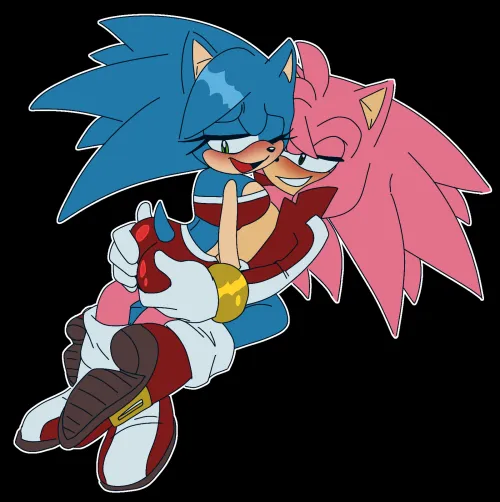 Sonica y jamie by IsabellaExpertArtist from Deviantart