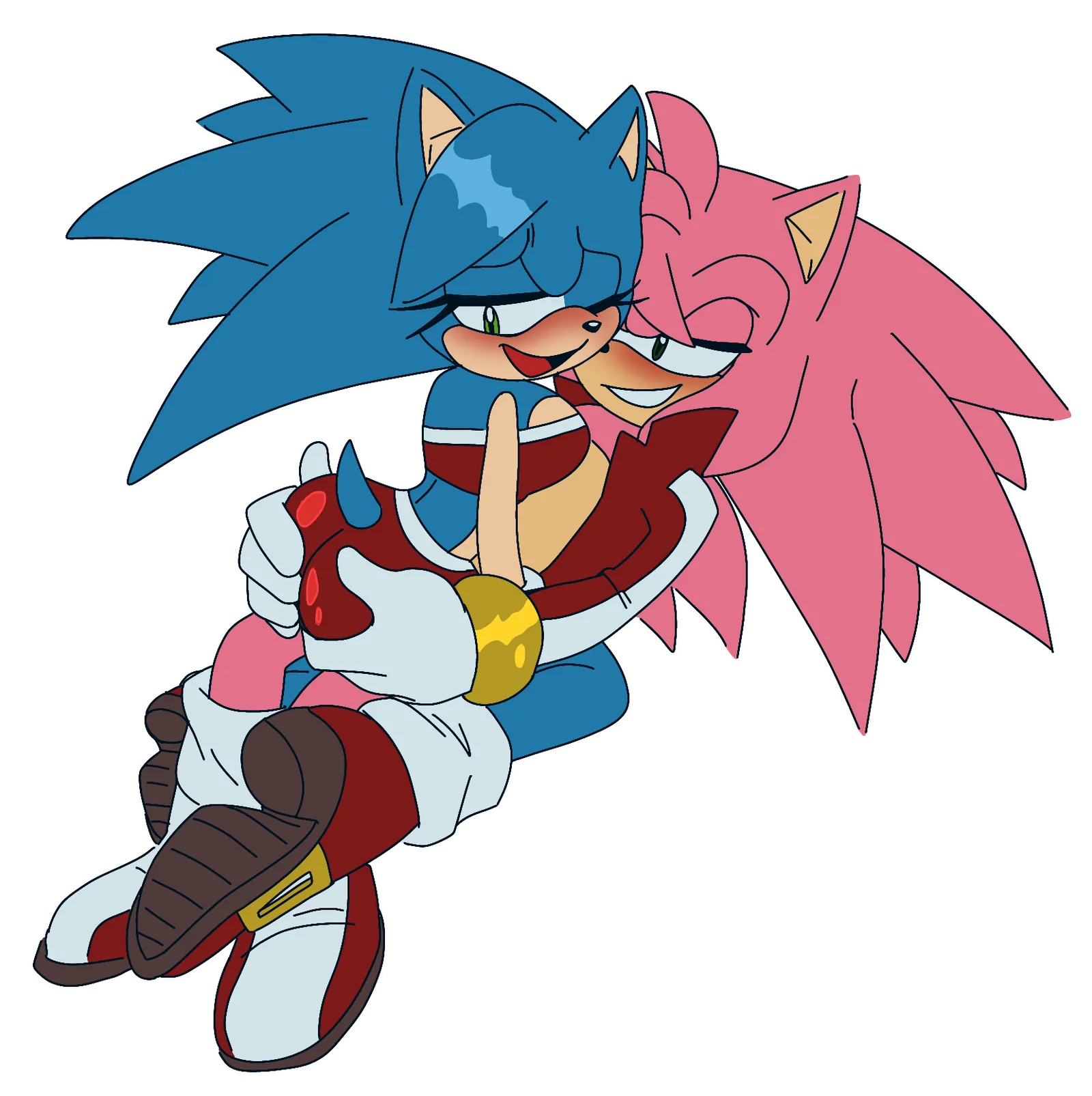 Sonica y jamie by IsabellaExpertArtist from Deviantart