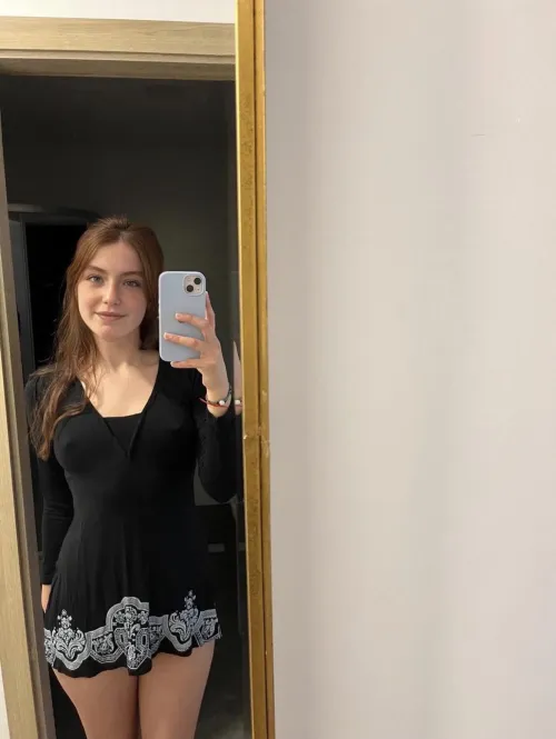 Would you check me out in this dress ?