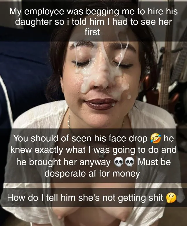You Let You Boss Have A Night With Your Innocent Daughter In Exchange For A Job. You Checked His Public Story And Realised It Was All For Nothing