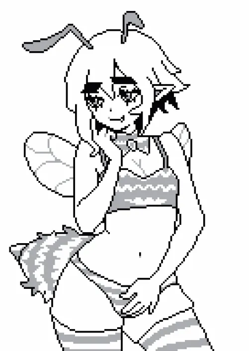 hii! do you remember Melissa? I made a new sketch of her! ^^