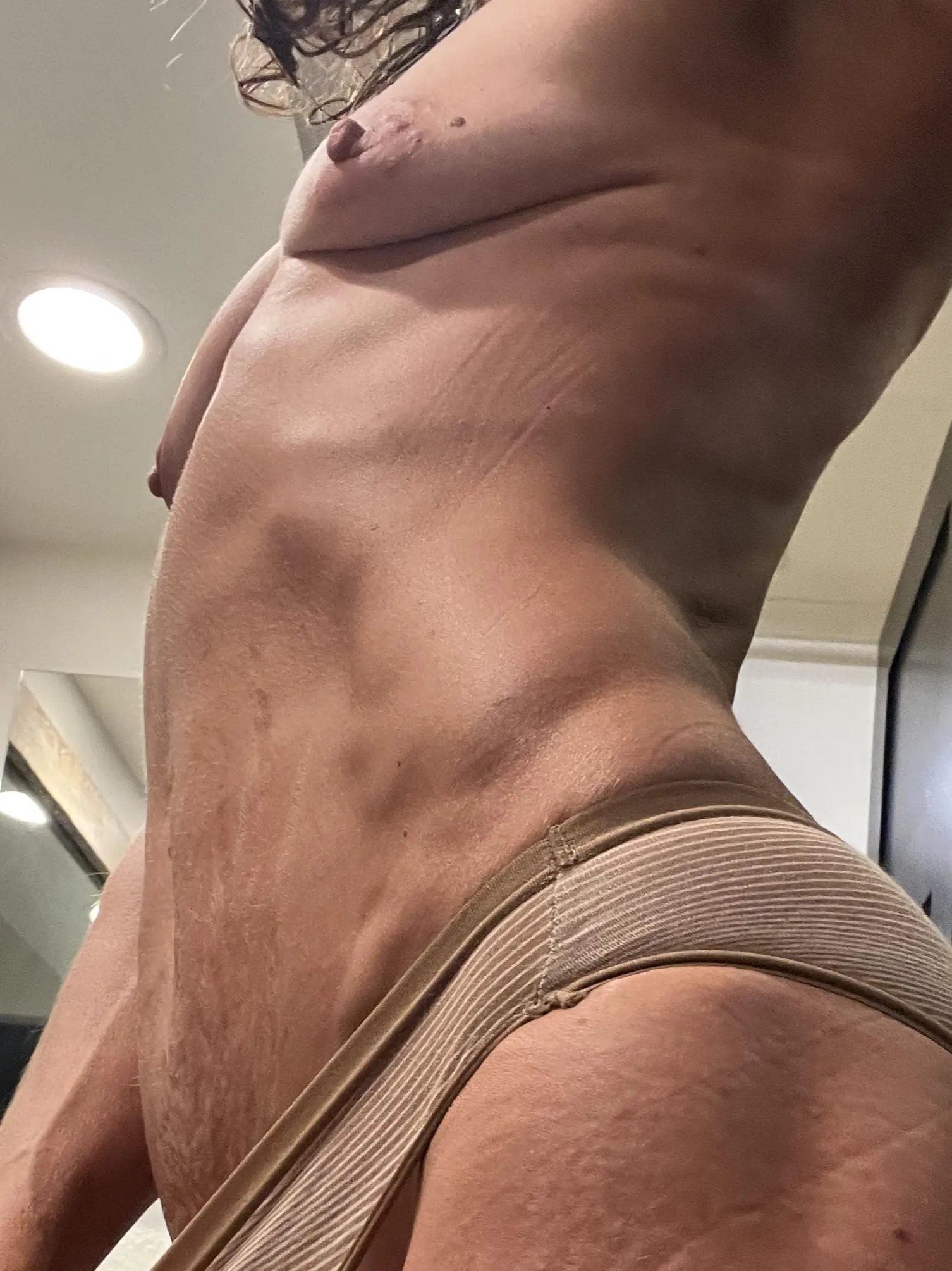 My body is hard 🙌🏽 but my tits are nice and soft 😘