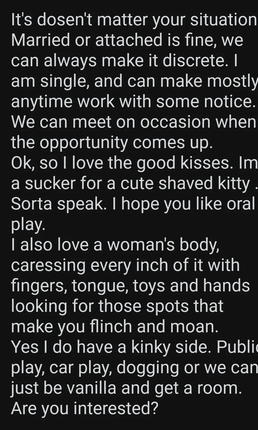 (46) M4F Denver. searching for a woman who has a semi-public stranger kink I hope I can get your attention on here. Please read more...