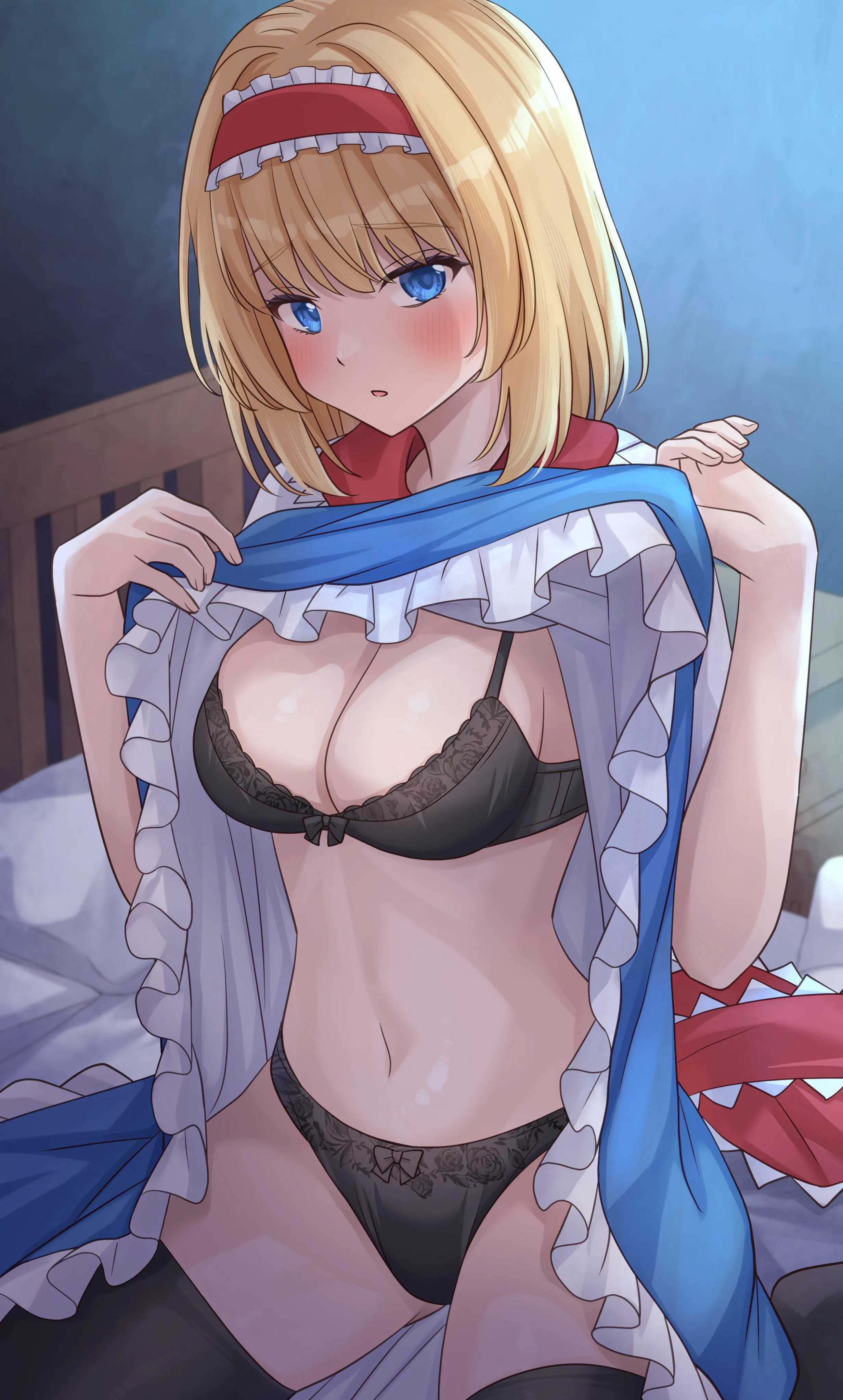 Alice showing off her panties
