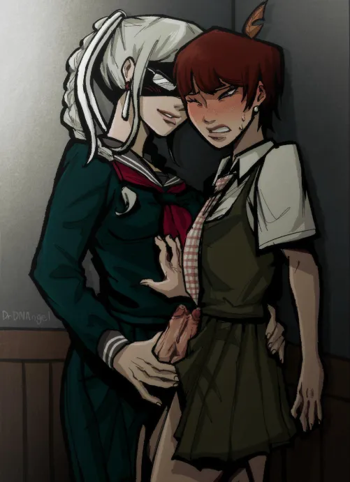 Peko and Mahiru frotting (drDNAngel)