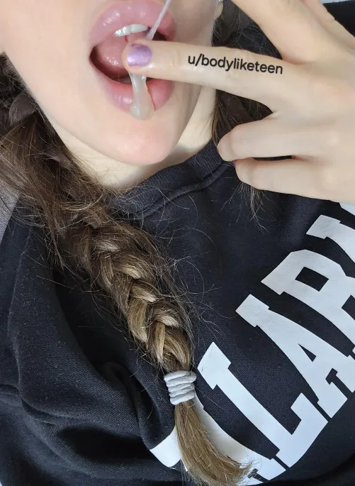 Tell me honestly- wld you swallow my sticky grool if it was jelly like this :p