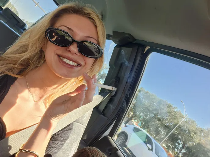 The best is blondes who smoke