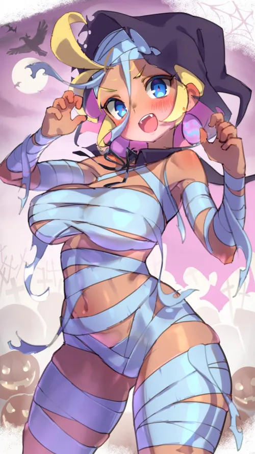 Halloween Mummy Sky. Artist LifeisPI314