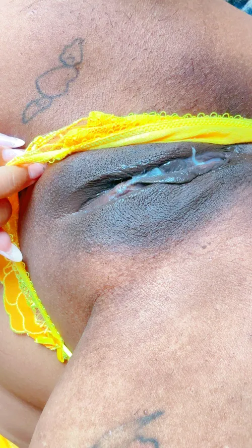 Usually an innie but I’m horny and swollen