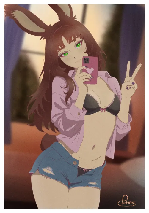 Bunnygirl Selfie [Original]