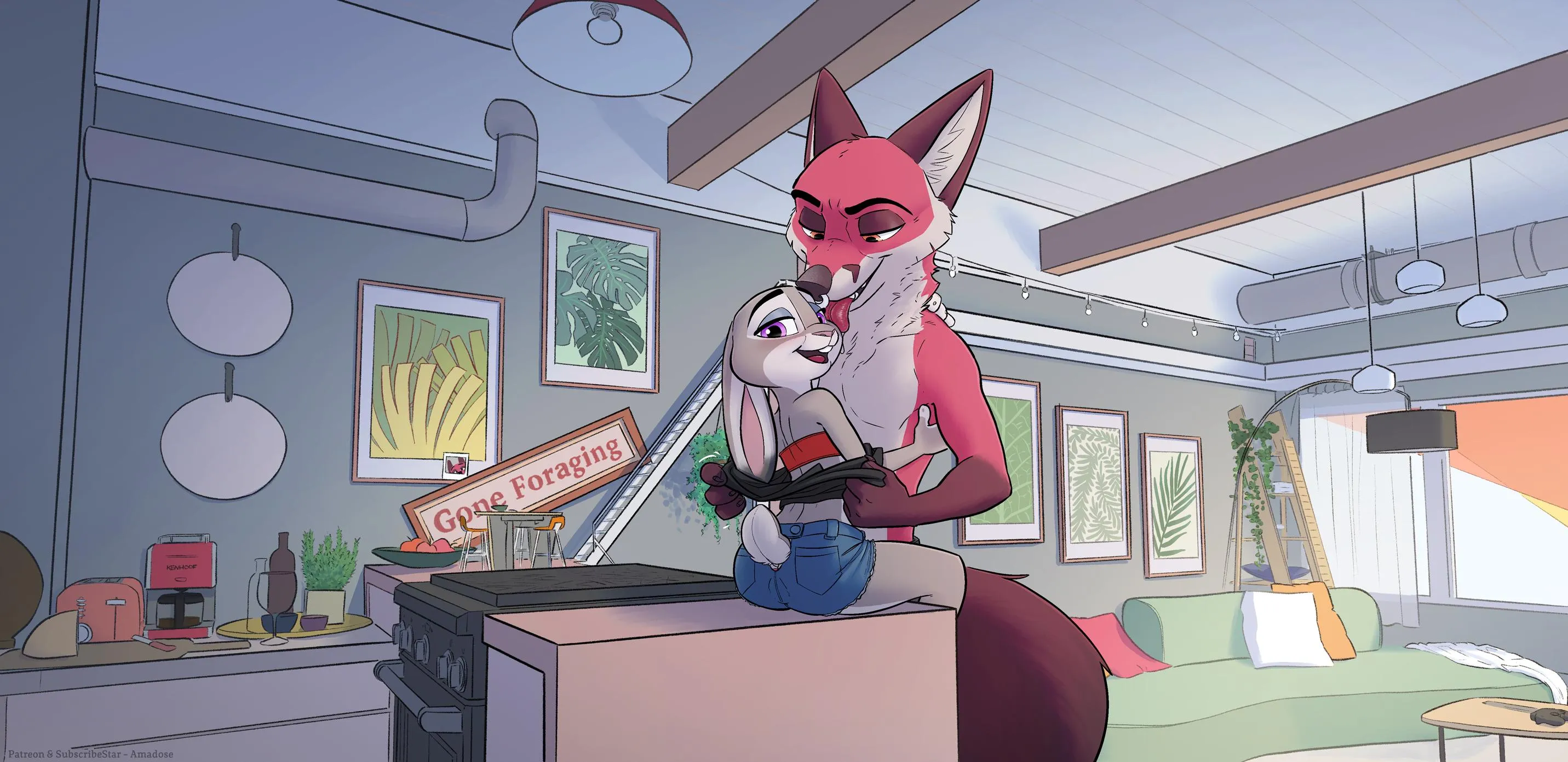 Chapter 7 - Nick Caged - 11 - Panel 4 (amadose) [MF]