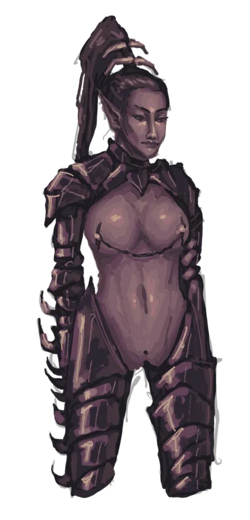 quick Dark Eldar drawing