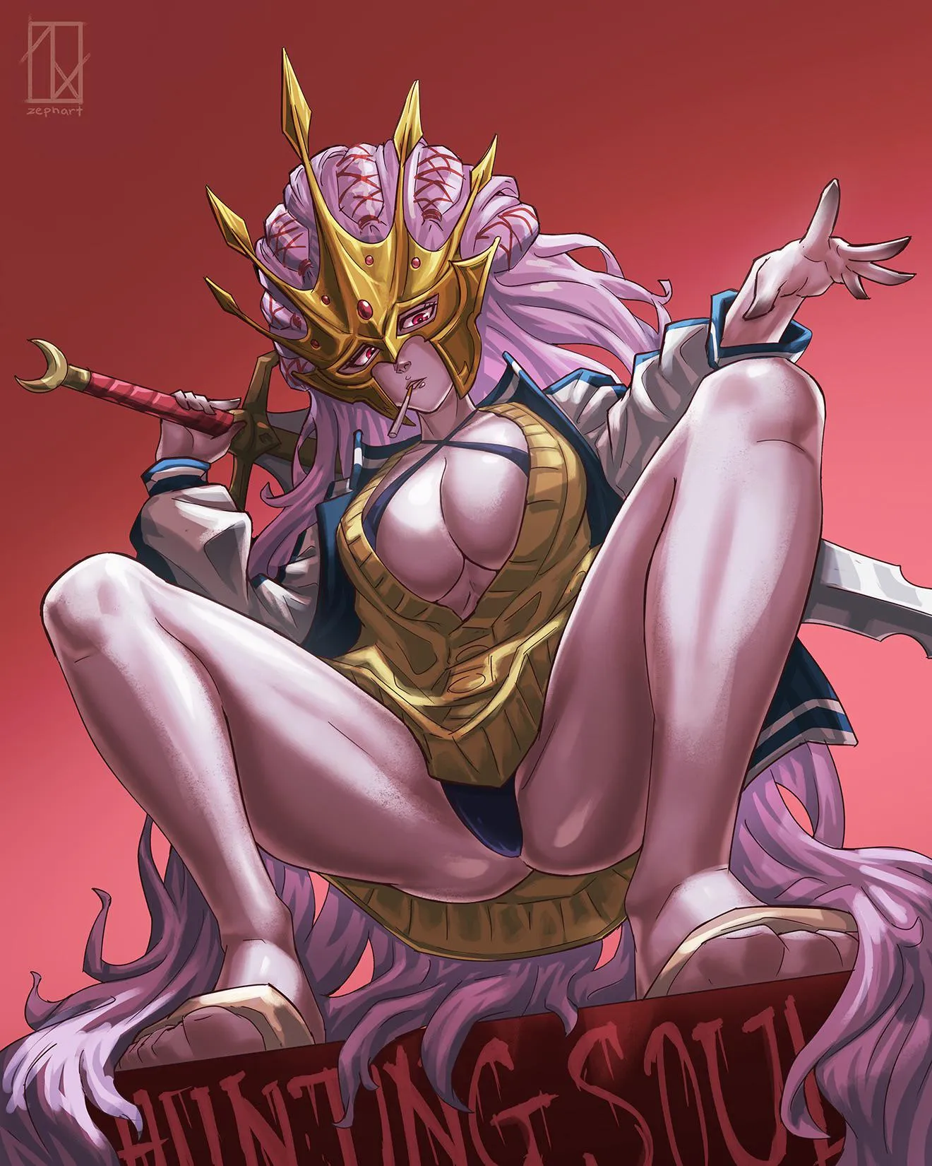 Warhammer X Dandadan hag crossover by zephart