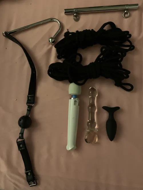 any selfbondage ideas? Here is all my stuff