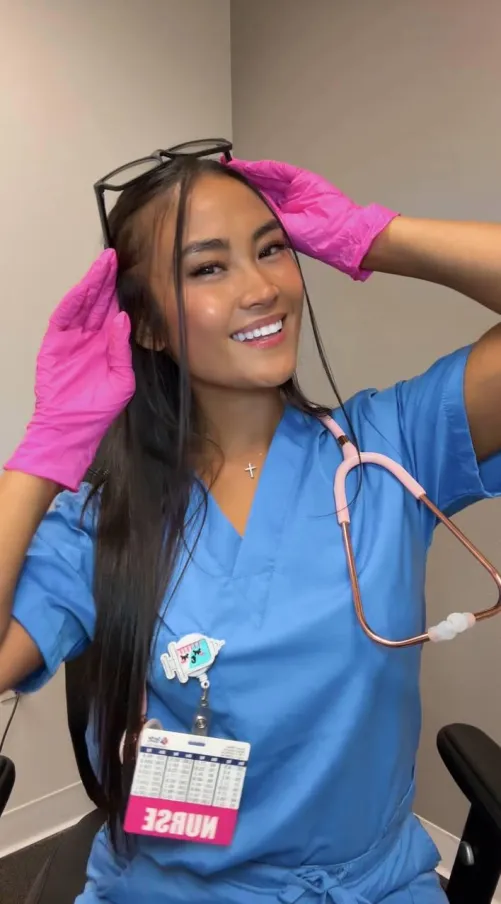 As your nurse I have to listen to your heartbeat.