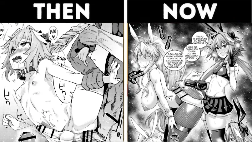 How time has changed him