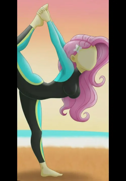 What would Fluttershy say if she were suddenly faceless forever? (She can breath, speak and see)