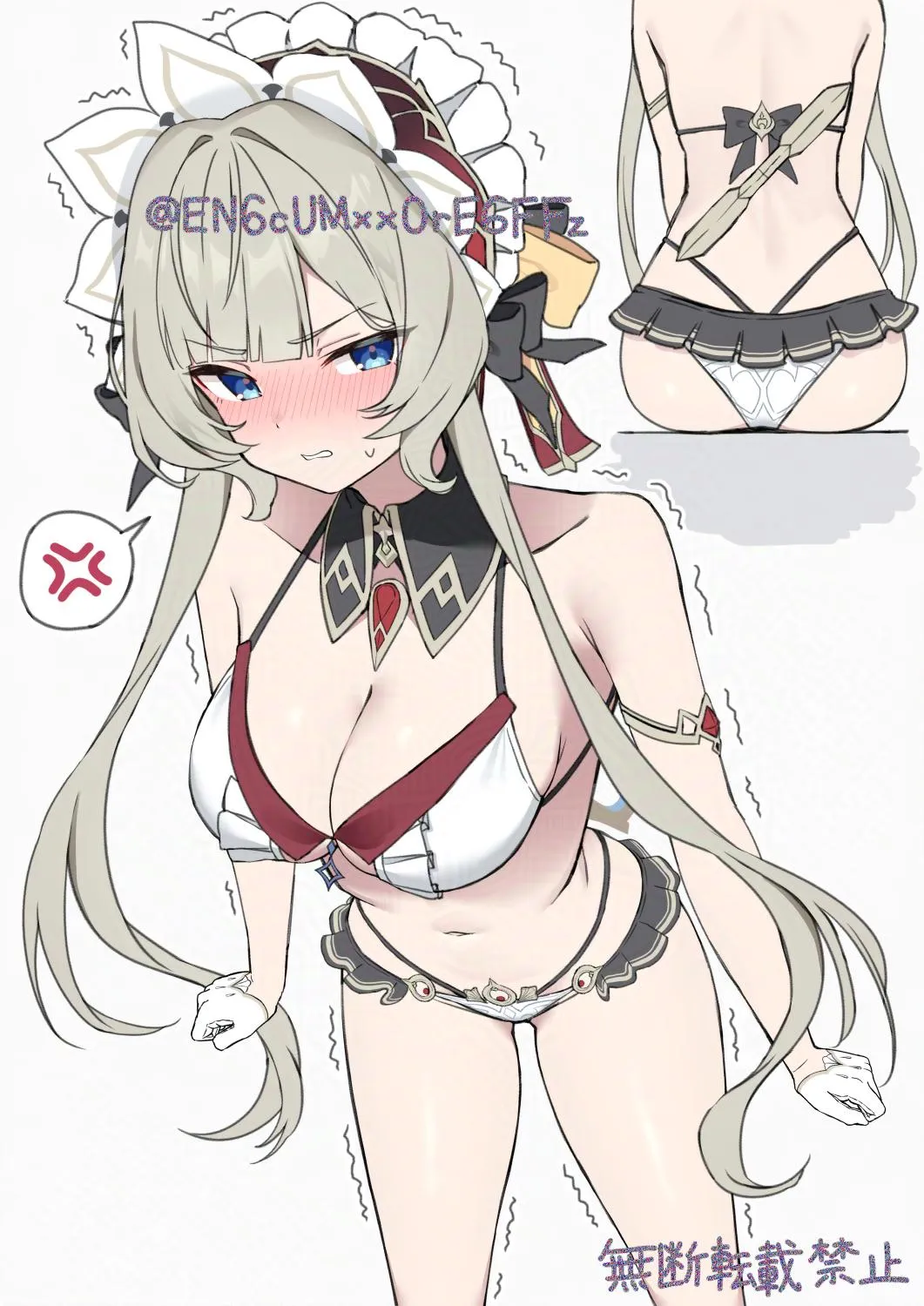 Disgusted Swimsuit Sandrone [Genshin Impact]