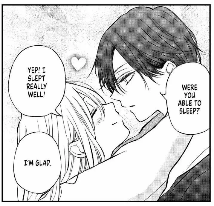 “Good morning, sleepyhead.”