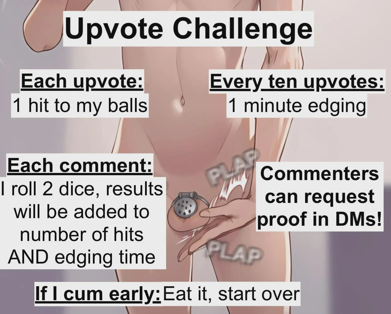 I tried my best to bring down a rising star u/ Otherwise-Wave-2087 and failed. Now my balls will feel the weight of punishment.