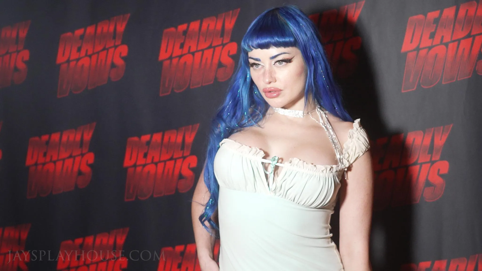 Jewelz Blu at the Deadly Vows Launch Party