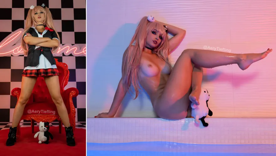 Junko from Danganronpa by Aery Tiefling [OC]