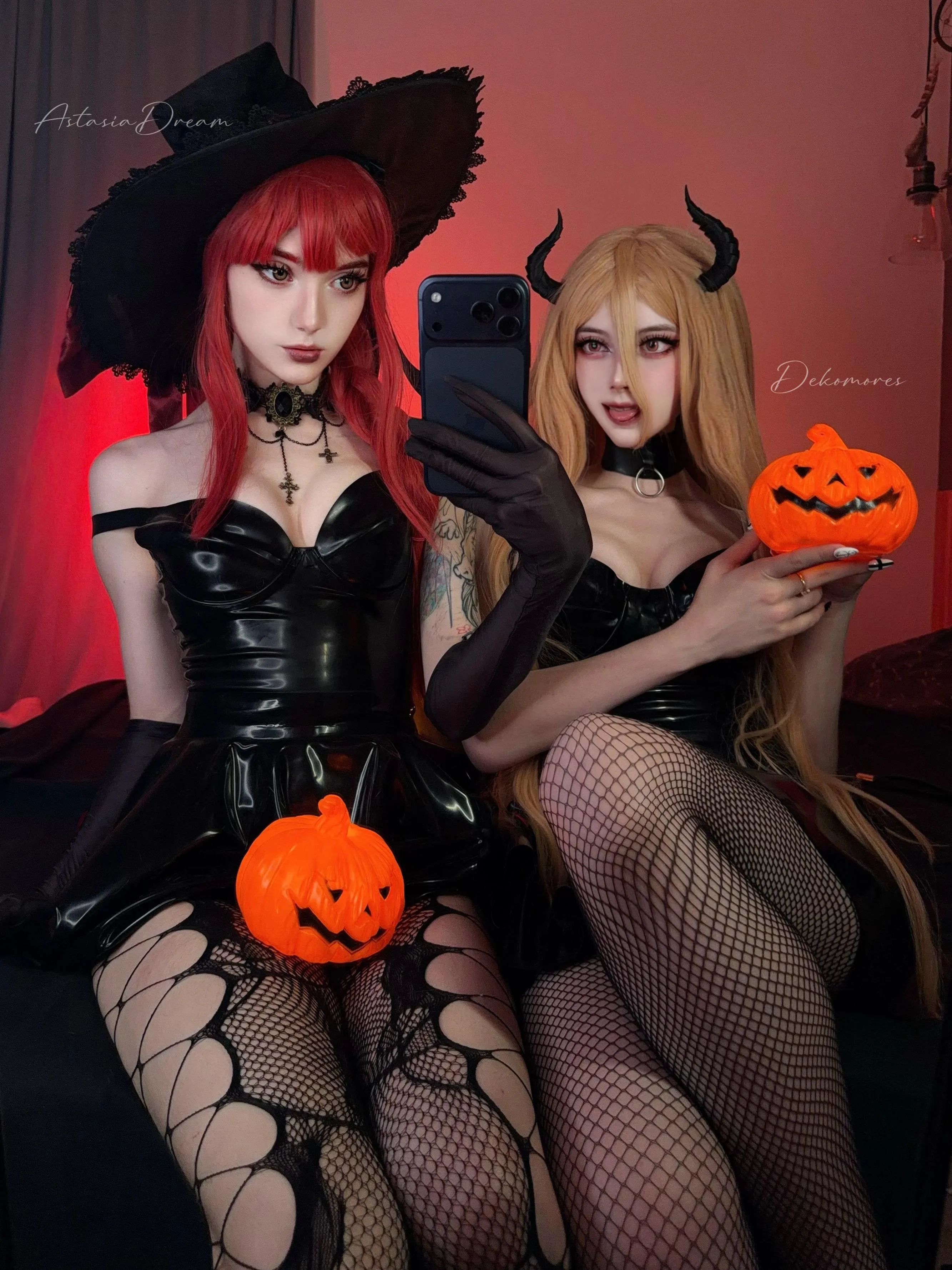 Makima and Power by AstasiaDream and Dekomores