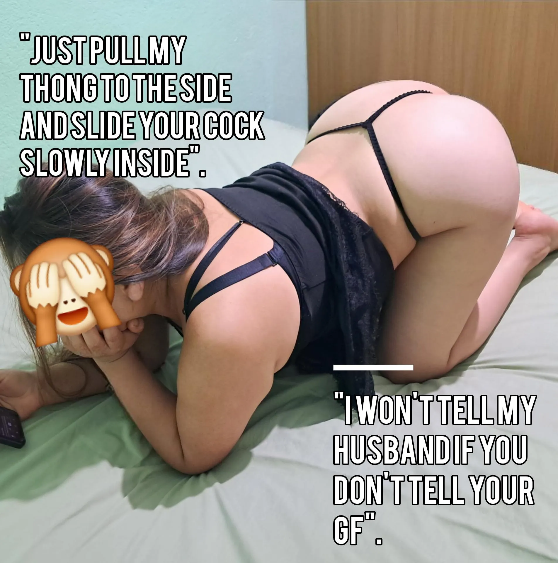 Nobody has to know anything.