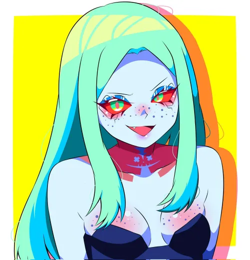 Rebecca with freckles