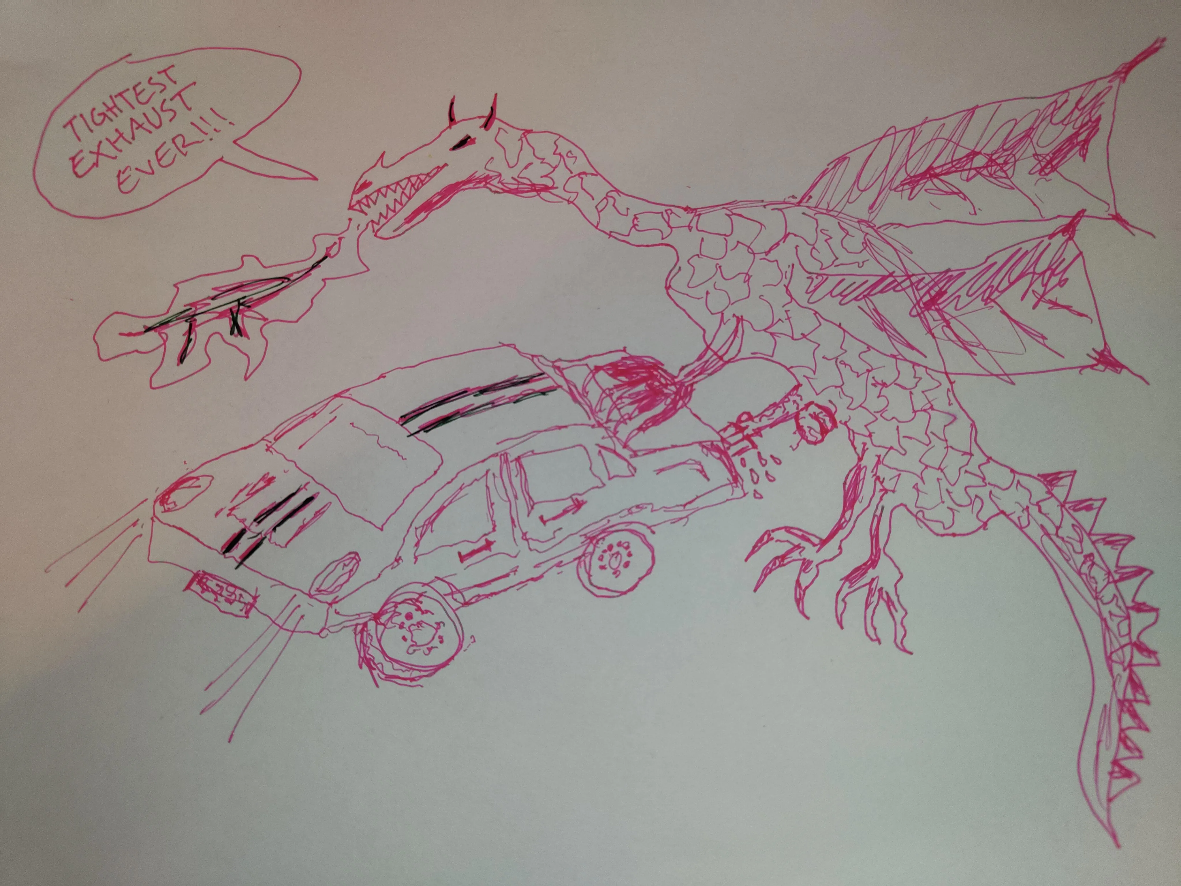 We love a tight exhaust pipe