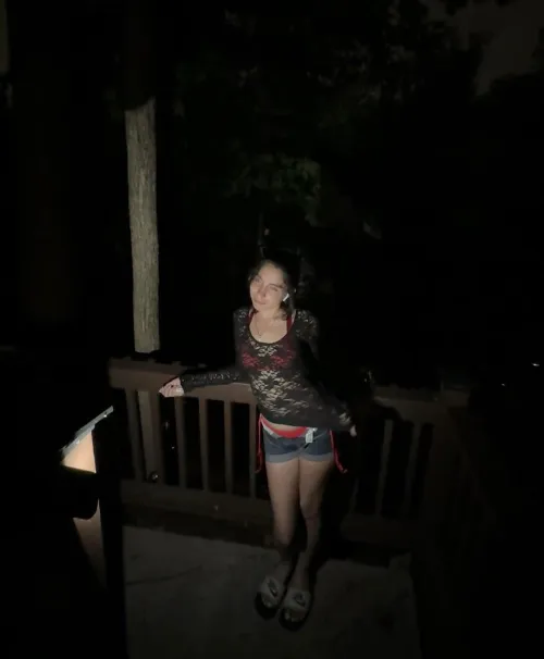 wearing a bikini underneath ;)