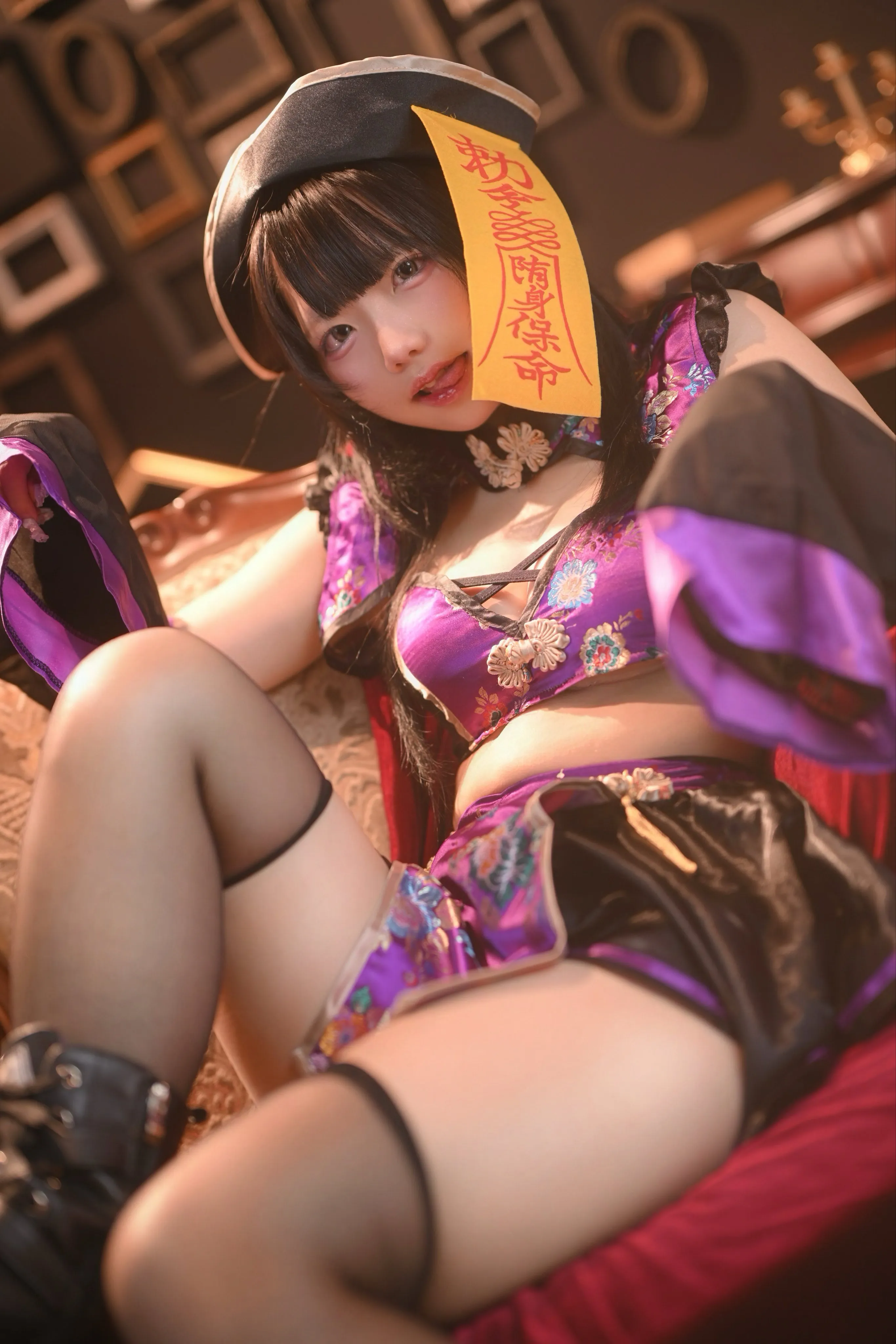 @asano_nya2 Kawaii Chinese Zombie Cosplay