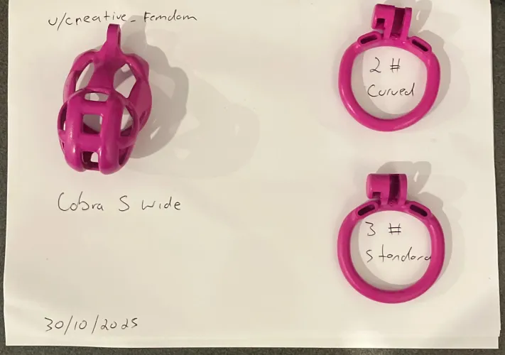 [AU][SELL]cobra S (wide) 2” curved ring, 3 Standard ring