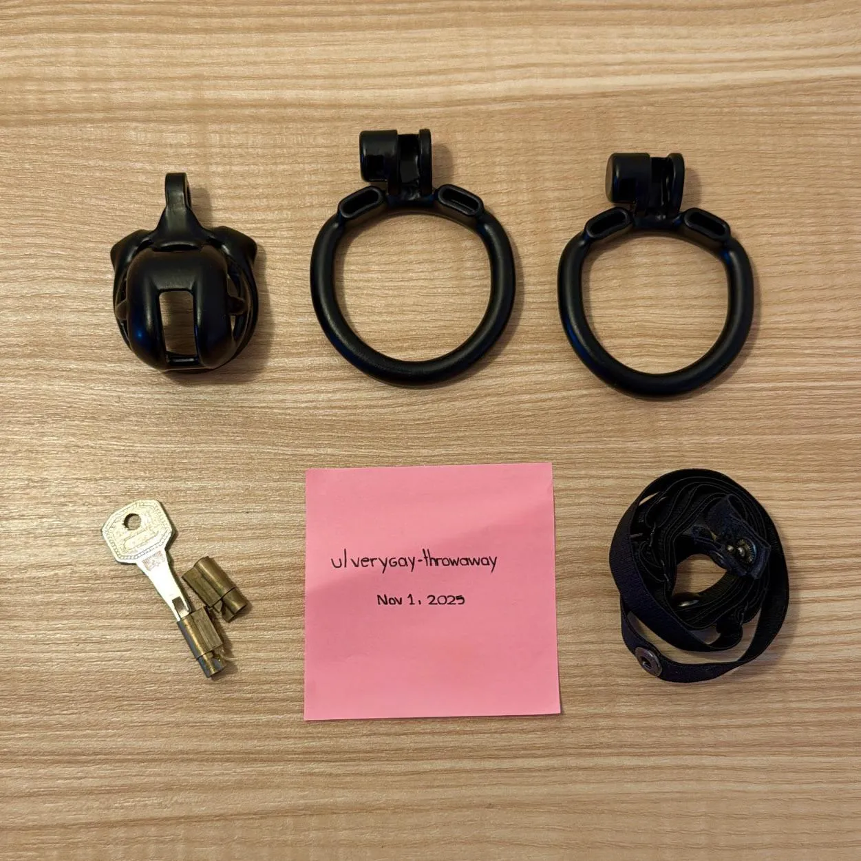 CANADA/USA Baby Cobra, Base Rings (size 3 curved and 4 regular). Free key and Waist Strap